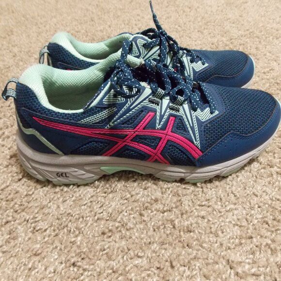 Women's Asics GEL-Venture 8 Wide Width Trail Running Sz8 - Picture 1 of 11